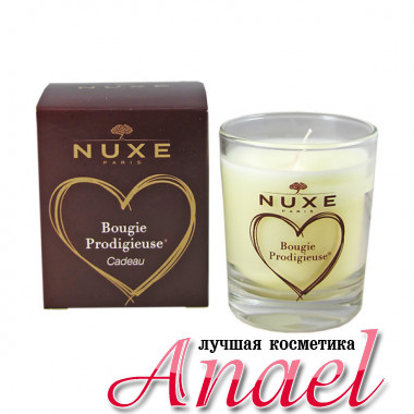 Большая арома-свеча Nuxe Bougie Prodigieuse Candle в подарок (70 гр)