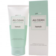 Heimish Ребалансирующая мягкая пенка для умывания All Clean Green Foam pH 5,5 (150 гр)