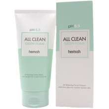 Heimish Ребалансирующая мягкая пенка для умывания All Clean Green Foam pH 5,5 (150 гр)