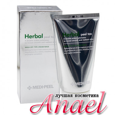 Medi-Peel Смываемая кремовая маска-пилинг для лица с эффектом детокса Herbal Peel Tox Wash Off Type Cream Mask (120 мл)