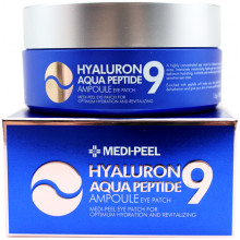 Medi-Peel Увлажняющие пептидные патчи с гиалуроном для контура глаз Hyaluron Aqua Peptide 9 Ampoule Eye Patch (60 шт)