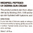 Medi-Peel Солнцезащитный пептидный крем для лица SPF50+/ PA++++ Peptide 9 Balance UV Derma Sun Cream (50 мл)