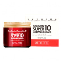 Medi-Peel Ночной питающий крем с коллагеном для лица Premium Collagen Super 10 Sleeping Cream (70 мл)