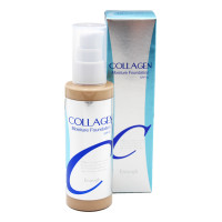 Enough Увлажняющая тональная основа с коллагеном под макияж Collagen Moisture Foundation SPF15 Тон 13 Светлый беж (100 мл)