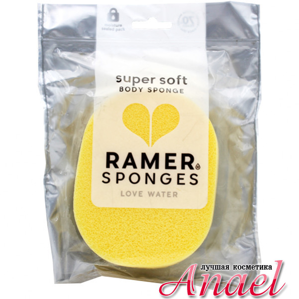 Ramer Супермягкий спонж для тела (малый) Super Soft Body Sponge (1 шт)