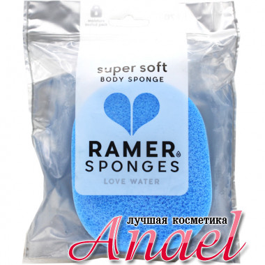 Ramer Супер-мягкий спонж для тела (малый) Super Soft Body Sponge (1 шт)		