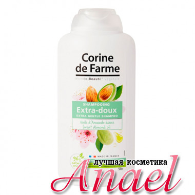 Corine de Farme Экстра-мягкий шампунь с маслом сладкого миндаля Extra Gentle Shampoo Sweet Almond Oil (500 мл)