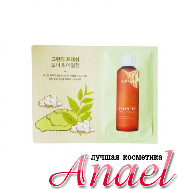 IsNtree Пробник освежающего тонера «Зеленый чай» Green Tea Fresh Toner