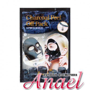 Skinapple Очищающая маска-пленка «Уголь» Charcoal Peel Off Pack (10 гр)