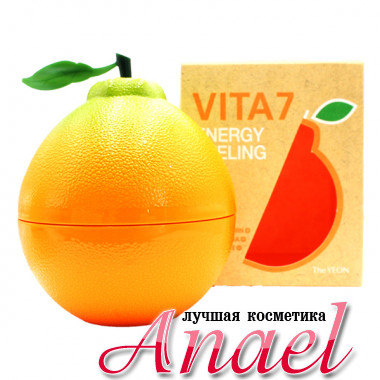 The Yeon Энергетический пилинг-гель (скатка) с AHA-BHA кислотами для лица Vita7 Energy Peeling Gel (100 мл)