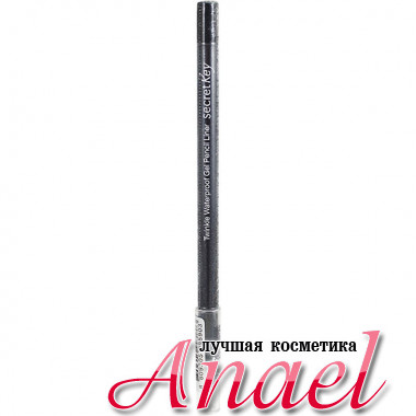 Secret Key Гелевый водостойкий карандаш для глаз Secret Kiss Twinkle Gel Pencil Liner Тон 10 Глубокий черный (1,2 гр)
