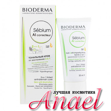 Bioderma Тональный крем-корректор Себиум Ал от воспалений для проблемной кожи Sebium Al Corrector (30 мл)