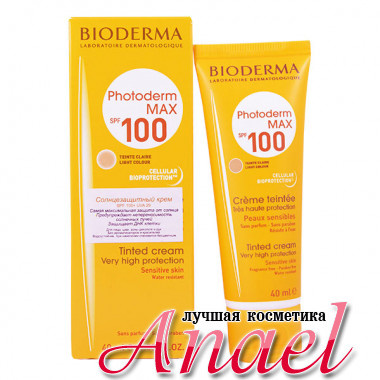 Bioderma Солнцезащитный крем Фотодерм с тоном и максимальным уровнем защиты SPF100 Photoderm Max Creme (40 мл)