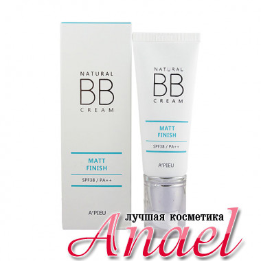 A'Pieu Финишный BB-крем с матирующим эффектом Natural BB Cream Matt Finish SPF38/PA+++ Тон 21 (40 мл)