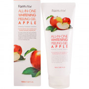 Farm Stay Отбеливающий пилинг-гель (скатка) с AHA-кислотами и экстрактом яблок All-In-One Whitening Peeling Gel Apple (180 мл)