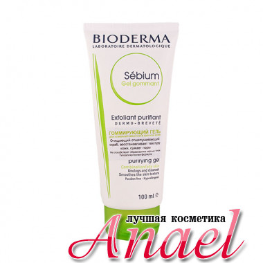 Bioderma Отшелушивающий очищающий гель-гоммаж Себиум для комбинированной и жирной кожи Sebium Purifying Gel (100 мл)