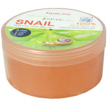 Farm Stay Многофункциональный гель с фильтратом улитки Snail 100% Moisture Soothing Gel (300 мл)