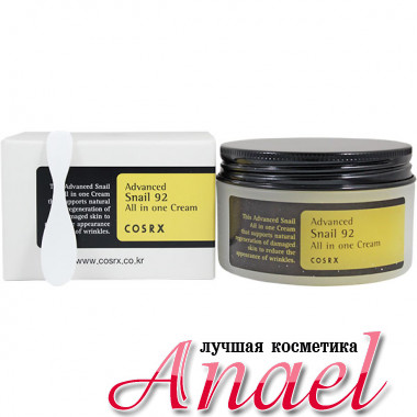 COSRX Многофункциональный крем с 92% содержанием муцина улитки Advanced Snail 92 All in one Cream (100 мл)  