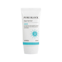 A'Pieu Увлажняющий солнцезащитный гель Pure Block Aqua Sun Gel SPF50+/PA+++ (50 мл)