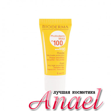 Bioderma Пробник солнцезащитного флюида Фотодерм с максимальным уровнем защиты SPF100 Photoderm Fluid (5 мл)