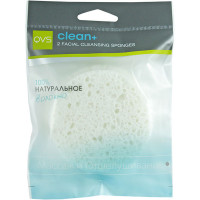 QVS Очищающие спонжи  из натуральной целлюлозы Natural Cellulose Facial Cleansing Sponges (2 шт)
