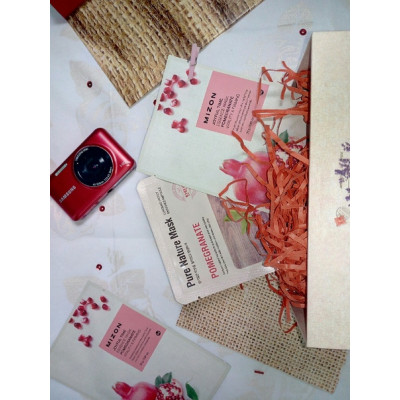 Mizon Тканевая маска с экстрактом граната для придания коже упругости Joyful Time Essence Mask Pomegranate Vitality & Firming (1 x 23 гр) Mizon Тканевая маска с экстрактом граната для придания коже упругости Joyful Time Essence Mask Pomegranate Vitality & Firming (1 x 23 гр)