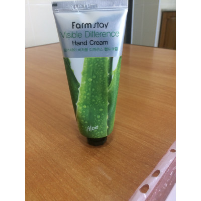 Farm Stay Успокаивающий крем для рук «Видимая разница» с экстрактом алоэ Visible Difference Hand Cream Aloe Vera 97% (100 мл) Farm Stay Успокаивающий крем для рук «Видимая разница» с экстрактом алоэ Visible Difference Hand Cream Aloe Vera 97% (100 мл)