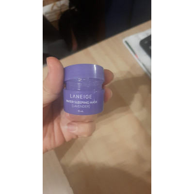Laneige Миниатюра увлажняющей ночной маски-крема для лица Лаванда Special Care Water Sleeping Mask Lavender (15 мл) Laneige Миниатюра увлажняющей ночной маски-крема для лица Лаванда Special Care Water Sleeping Mask Lavender (15 мл)